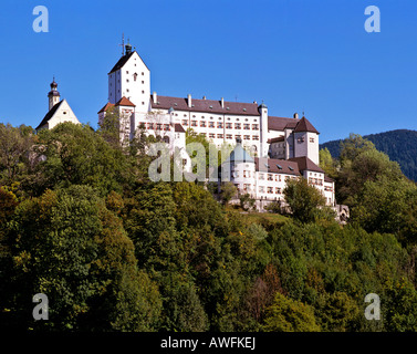 Schloss Hohenaschau (Castello Hohenaschau), Aschau im Chiemgau, Alta Baviera, Baviera, Germania, Europa Foto Stock