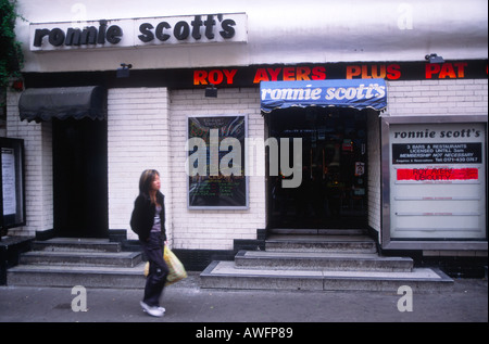 Ronnie Scott's jazz club Soho London Inghilterra England Foto Stock