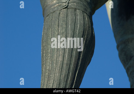 Robbie Burns Robert Burns statua dal Signore Beaverbrook Art Gallery in Fredericton New Brunswick Canada Foto Stock