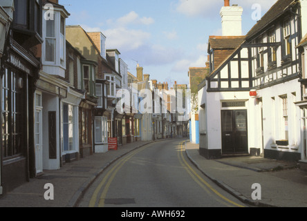 Harbour Street whitstable kent england Foto Stock