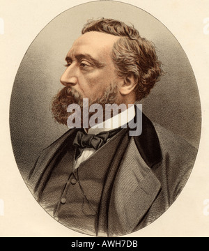 Michel Léon Gambetta, 1838 - 1882. Il repubblicano francese più. Foto Stock