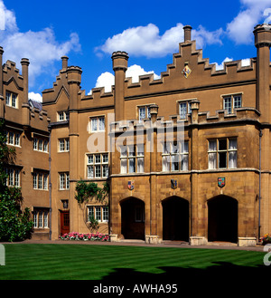 Un quadrangolo a Sidney Sussex College di Cambridge Inghilterra England Foto Stock