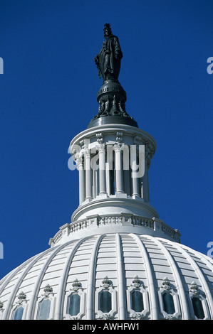 Stati Uniti d'America, Washington, D.C., United States Capitol, Statua della Libertà, classica figura femminile