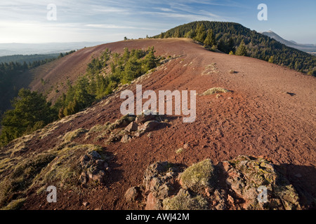 Sommet du Puy de Lassolas (Puy-de-Dôme (63), Francia). Foto Stock