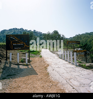 Ingresso ai Bagni di Afrodite penisola di Akamas Polis Cipro Foto Stock