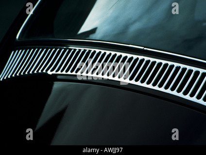 Close-up di griglia di auto, extreme close-up Foto Stock