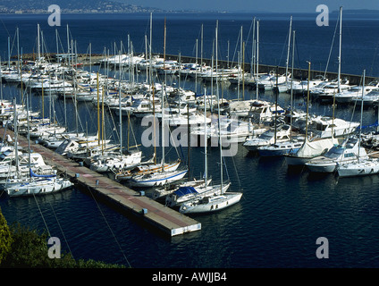 Barche a marina Foto Stock