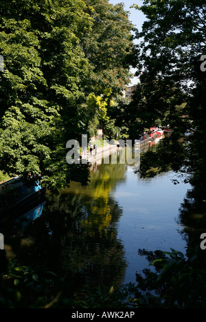 Regents Canal a Islington, Londra Foto Stock