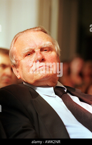 Il poeta polacco Czeslaw Milosz Foto Stock