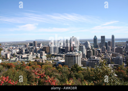 Lo skyline di Montreal Foto Stock