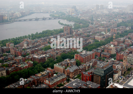 Residences in Back Bay area di Boston Massachusetts, STATI UNITI D'AMERICA Foto Stock