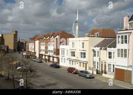 Vecchio vista di Portsmouth Foto Stock