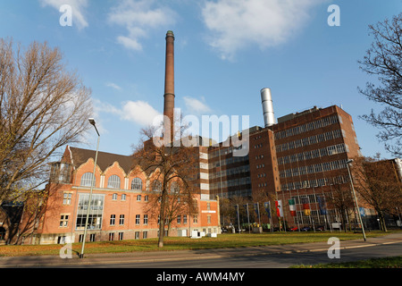 Museum der Deutschen Binnenschifffahrt (museo della navigazione interna tedesca), ThyssenKrupp centrale Hermann Wenzel, Duisbur Foto Stock