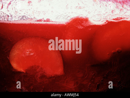 Vasetto di marmellata, extreme close-up Foto Stock