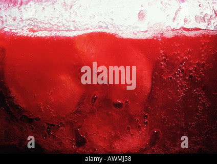 Confettura di prugne, extreme close-up Foto Stock