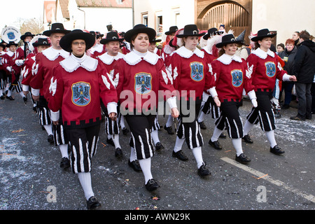 Sfilata di Carnevale, Hesse, Germania, Europa Foto Stock