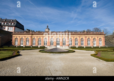 Aranciera a Weilburg il castello rinascimentale (costruito 1533-1572), Weilburg an der Lahn, Hesse, Germania, Europa Foto Stock