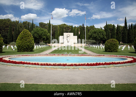 Memoriale Nel Cimitero Di Guerra Americano Della Seconda Guerra Mondiale, Il Cimitero Americano Del Rodano E Il Memoriale Draguignan Provenza, Francia Foto Stock