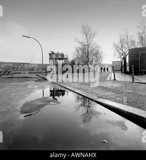 Muro di Berlino a Potsdam Square, 1988, Berlino, Germania Foto Stock