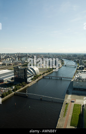Paesaggio urbano di Glasgow Foto Stock