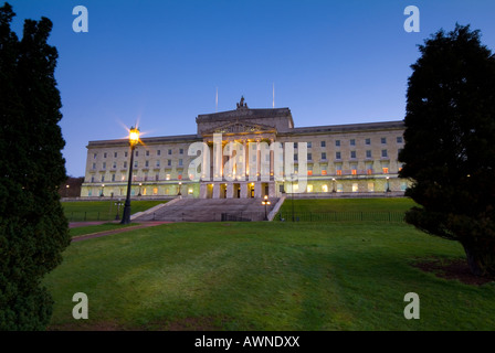 Stormont edifici sede del nord del gruppo irlandese Belfast Irlanda del Nord Foto Stock