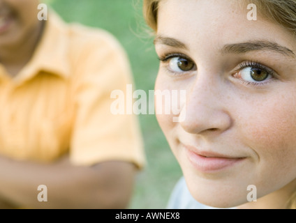 Preteen amici, ritratto Foto Stock