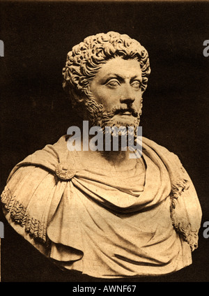 Marco Aurelio, 121 - 180 UN D. imperatore romano, 161 - 180 A D Foto Stock