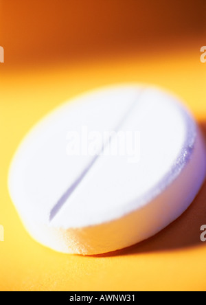 Medicina compressa, close-up Foto Stock