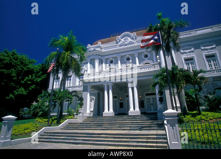 Dipartimento di Stato a Centro di accoglienza, Centro de Recepciones del Gobierno, San Juan Vecchia San Juan, Puerto Rico, West Indies Foto Stock