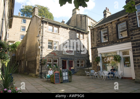 Chiesa Terrazza e Sid Cafe a Leeds Foto Stock