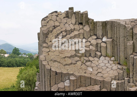 Herrenhausfelsen, Steinschoenau, Liberec, Cechia Foto Stock