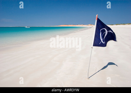 Bandiera, spiaggia vicino a Cape Leveque, Dampier Peninsula, Western Australia, WA, Australia Foto Stock