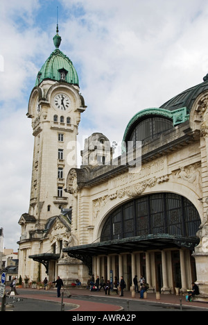 Foto di stock di Limoges stazione delle ferrovie in Limoges Francia questo è un punto di riferimento della città di Limoges Foto Stock