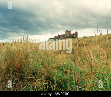 Il castello di Bamburgh Northumberland England Regno Unito Foto Stock