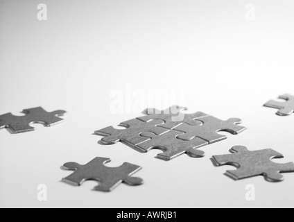 Pezzi di puzzle Foto Stock