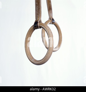 Anelli di ginnastica Foto Stock