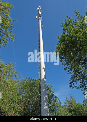 La stazione ricetrasmittente base BTS sottosistema di stazione di base BSS Foto Stock