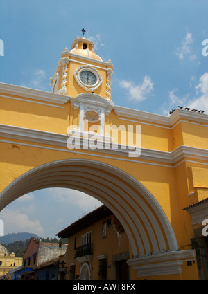 La Santa Catalina Arch in Antigua Guatemala 2005 Foto Stock