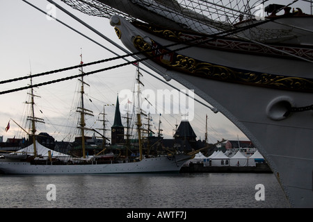 La Tall Ships " Race 2007 Århus Aarhus Danimarca Foto Stock