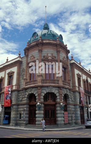 Lo stile francese di Teatro Macedonio Alcala Theatre, Oaxaca, Messico Foto Stock