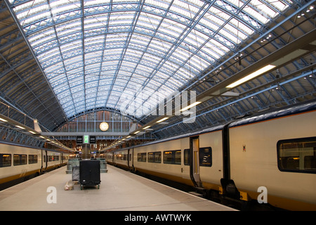 Il Terminal Eurostar a Londra St Pancras Station Foto Stock