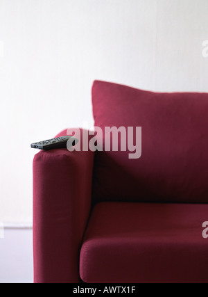 Il comando remoto sul braccio del lettino, vista parziale Foto Stock