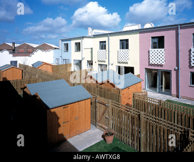 Il nuovo quartiere di Islington Housing Development, Manchester, Regno Unito Foto Stock