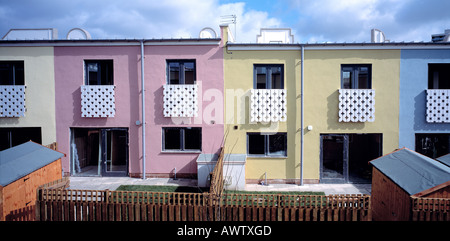 Il nuovo quartiere di Islington Housing Development, Manchester, Regno Unito Foto Stock