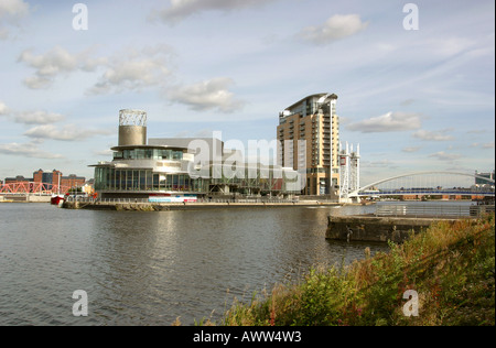 Manchester Lowry Centre Galleria d'arte e teatro Foto Stock