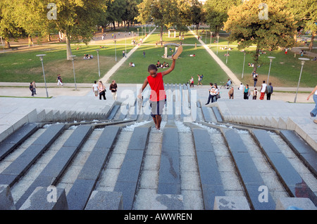 Simone de Beauvoir ponte di Bercy Parigi Francia Foto Stock