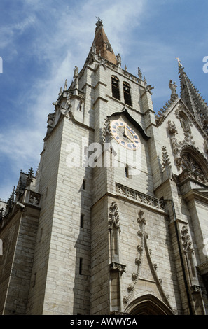 Cattedrale Eglise Saint-Nizier Lyon Francia Foto Stock