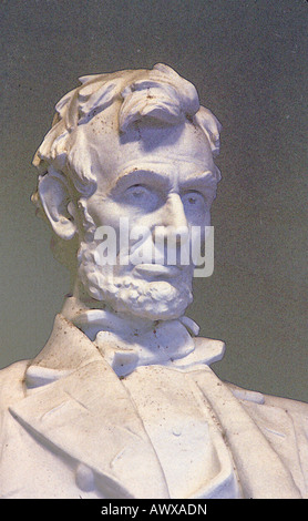 Altered digitalmente vista del Lincoln Memorial Sculpture, Washington DC Foto Stock
