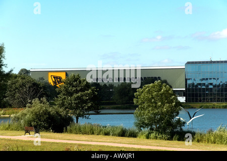 JCB Sedi nel mondo per solo uso editoriale Foto Stock