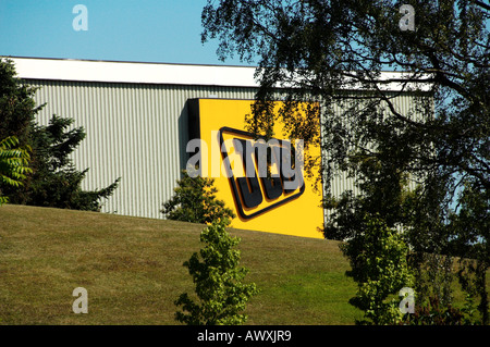 JCB Sedi nel mondo per solo uso editoriale Foto Stock